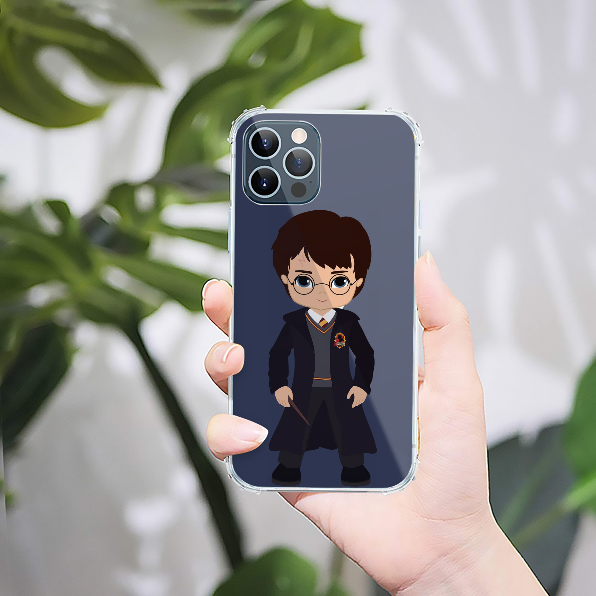 （画像用） Harry Potter ハリー・ポッターシリーズ 【iPhone 12シリーズ対応】透明スマホケース（クリアソフトケース）